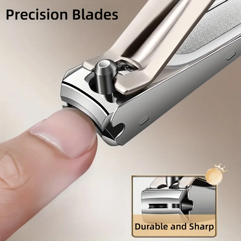 10개입 전문가용 손톱 관리 세트, 방진 기능이 있는 손톱깎이, 파일 및 귀이개 도구, 가정 및 여행에 적합