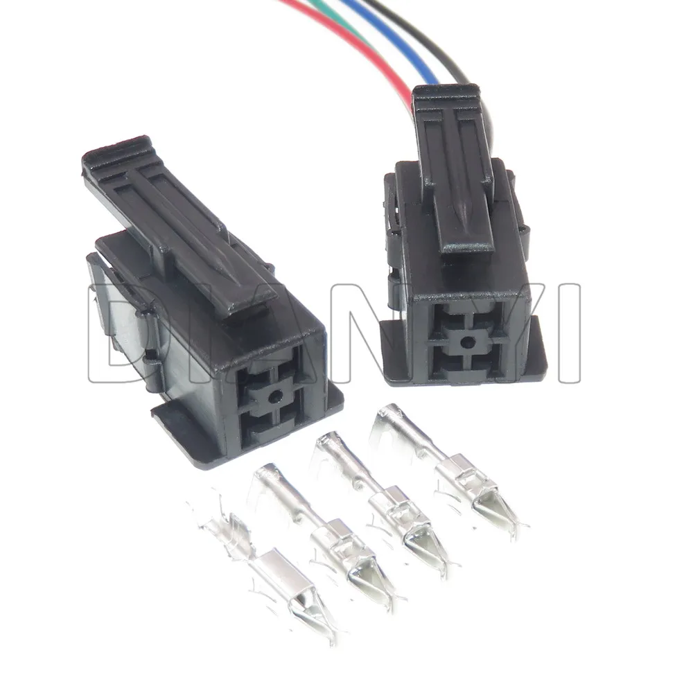 1 Set 4 Way 2.8 Series Auto Plastic Housing Electric Cable Socket AC Assembly Automobile Accessories 929504-1