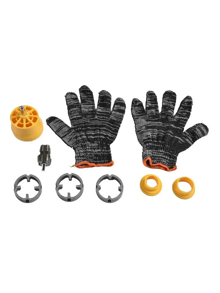 1/2 인치 3/4 인치 1 인치 PVC 플라스틱 물 파이프 내부 스레드 오프너 전동 공구 교체 예비 부품 용 파이프 스레더 키트