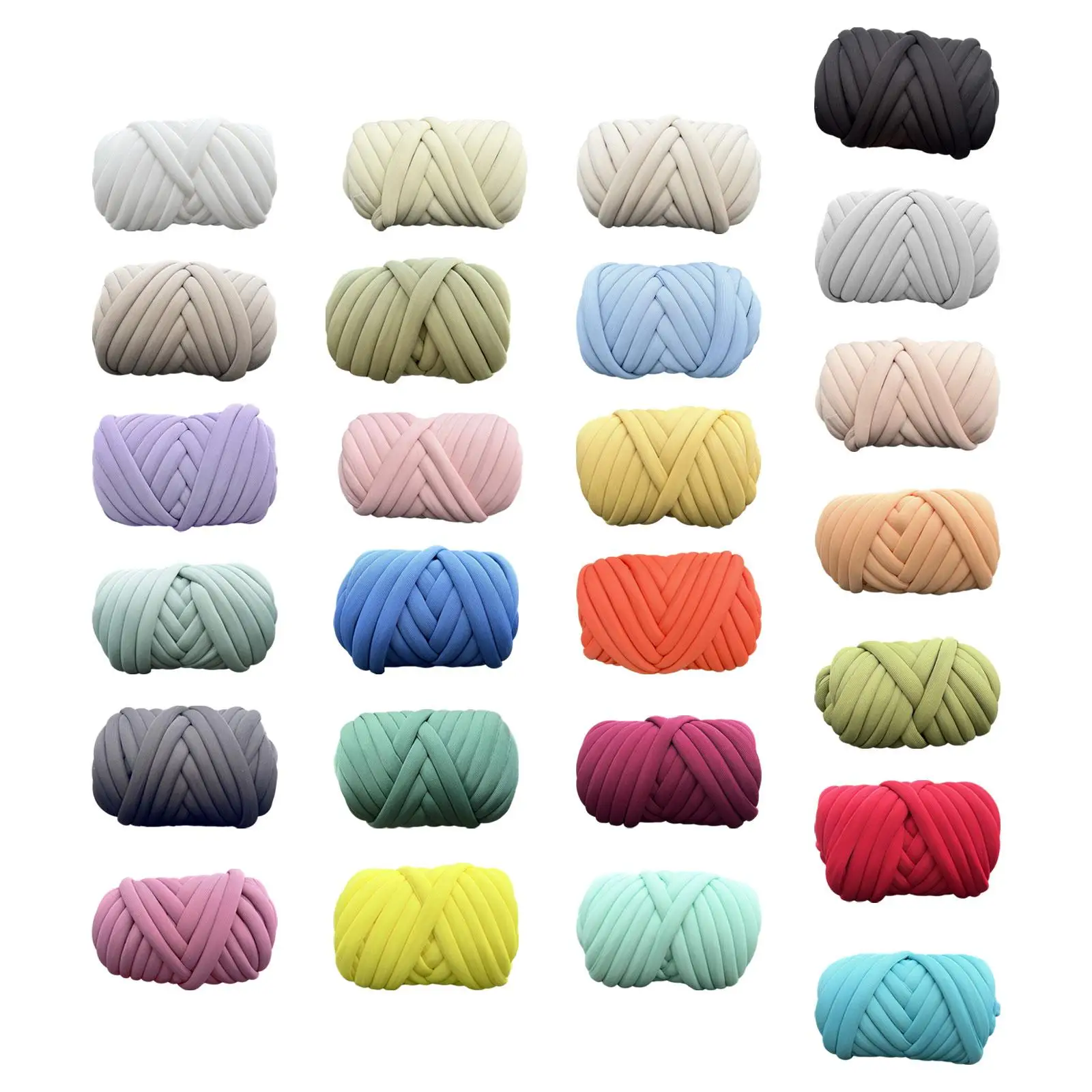 

Chunky Yarn Jumbo Tubular Yarn Arm Knit Yarn Washable Soft 500G Bulky Chunky