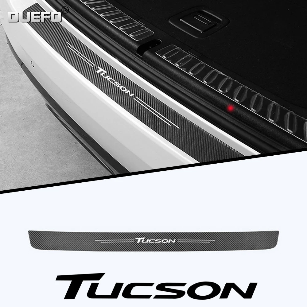 Car Rear Bumper Trunk Guard Protected Stickers decoration for Hyundai tucson nx4 2005- 2022 Car stickers accessories