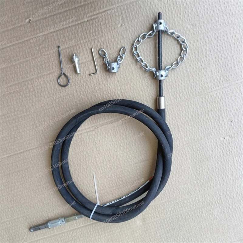 Upgraded electric drill dredging sewer tool can bend high-pressure pipe through pipeline oil stain hard object plugging artifact
