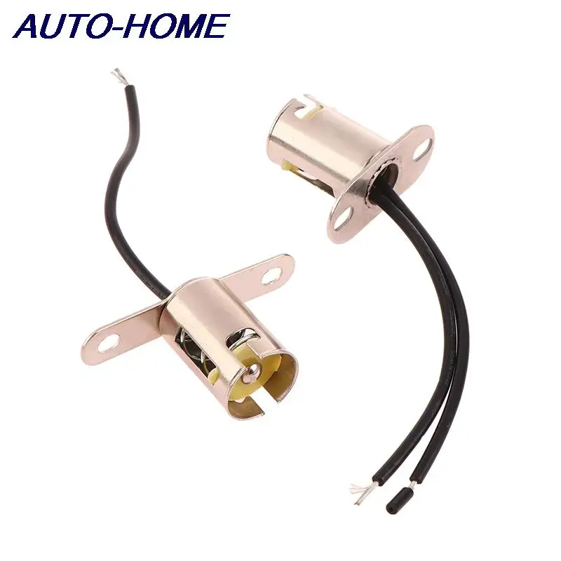 

1PC Innovative 1157 BAY15D 1156 BA15S Car Brake Light Turn Signal Auto LED Bulb Wire Adapter Ship DIY Lamp Socket Holder