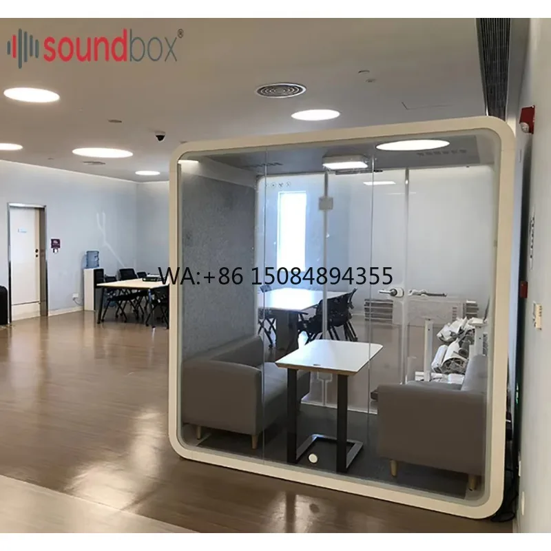 Professional Indoor Oem Reception Room, Call Drum Booths Soundproof Studio Booth for Office/