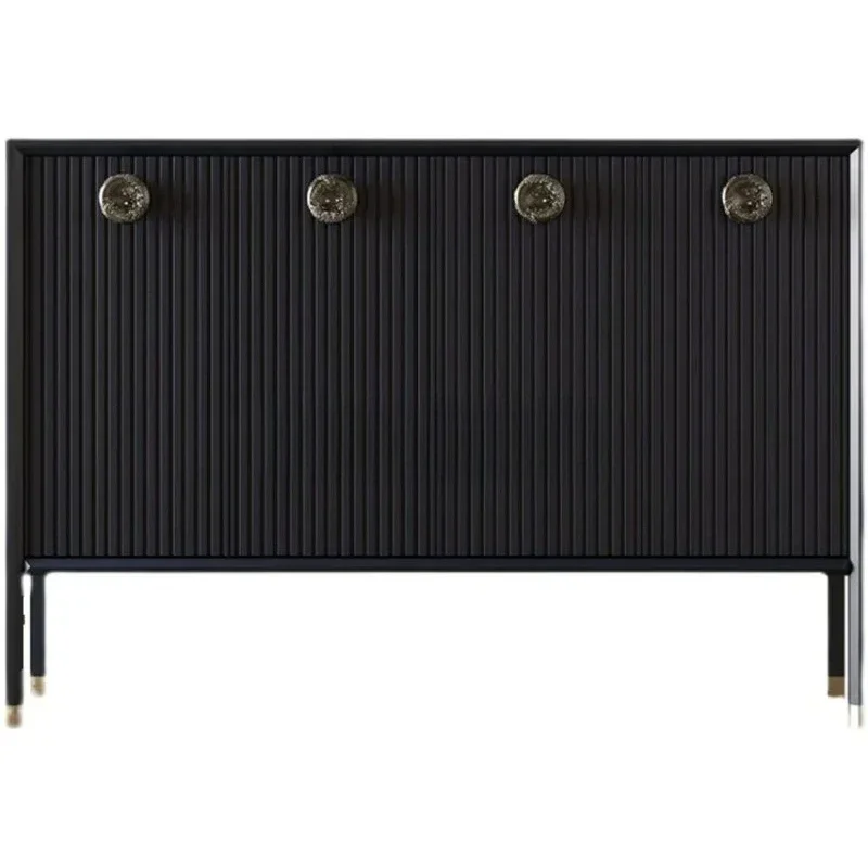 A Neoclassical entrance shoe cabinet, household side cabinet, Chinese light luxury storage cabinet