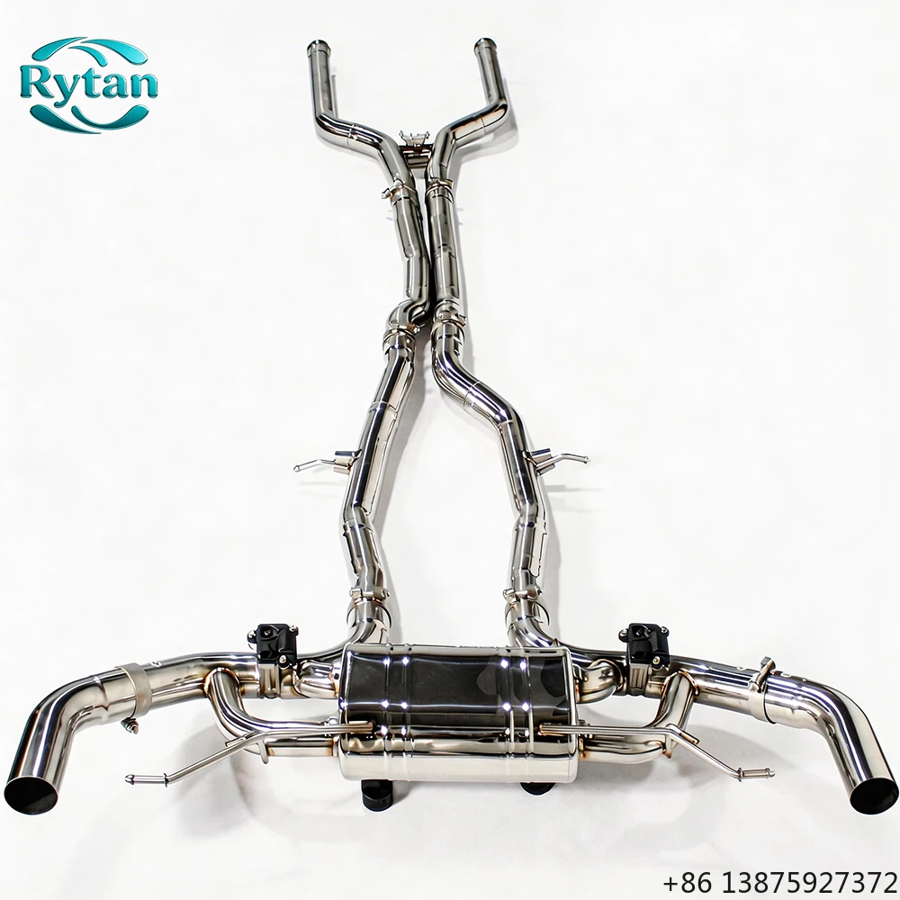 

Выхлопная система Rytan Valvetronic из нержавеющей стали с клапаном, Catback, для GLC63 2019 года