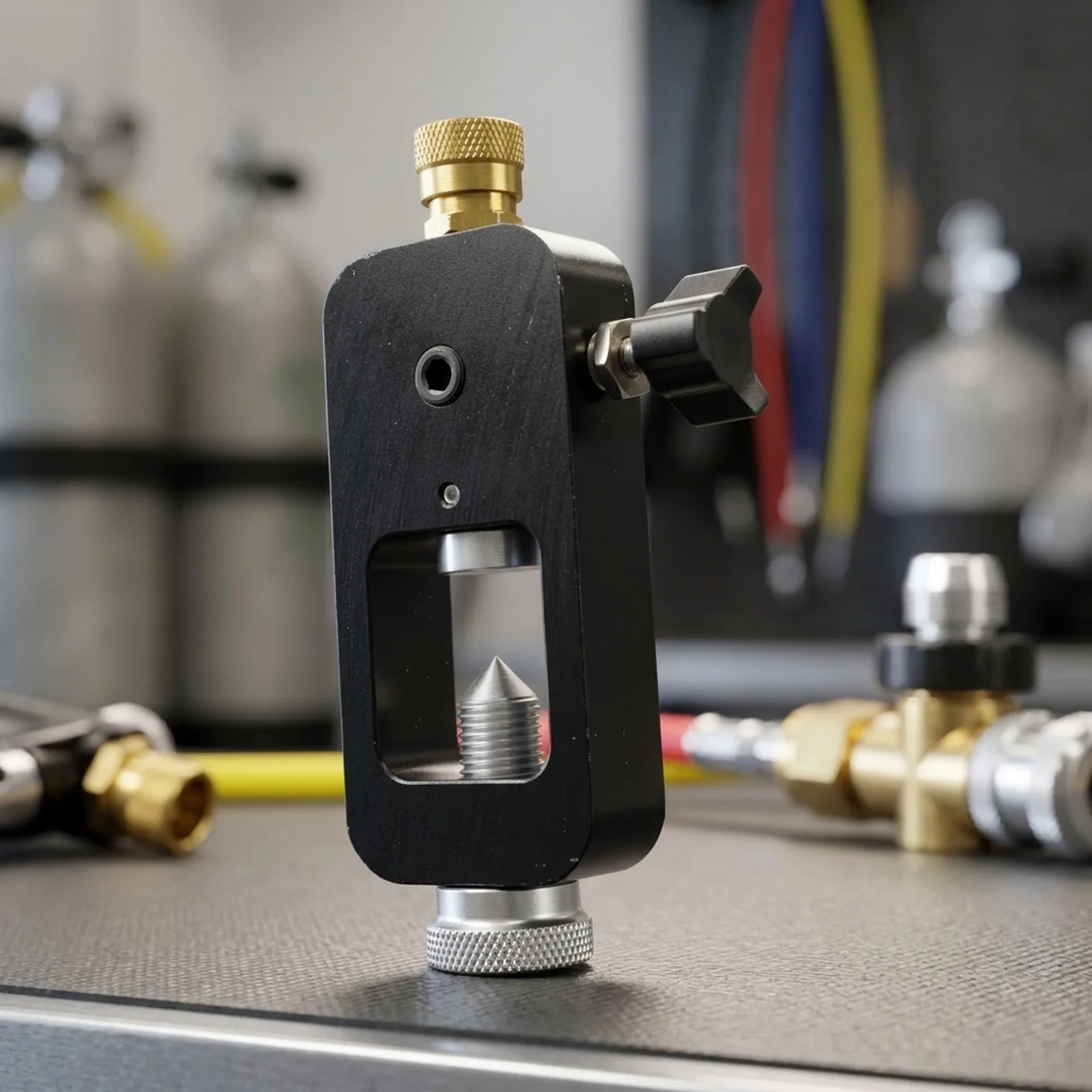 10mm DIN Valve High Pressure Scuba Valve Compressed Air Long for service Life Design 10mm Quick-Disconnect Coupling