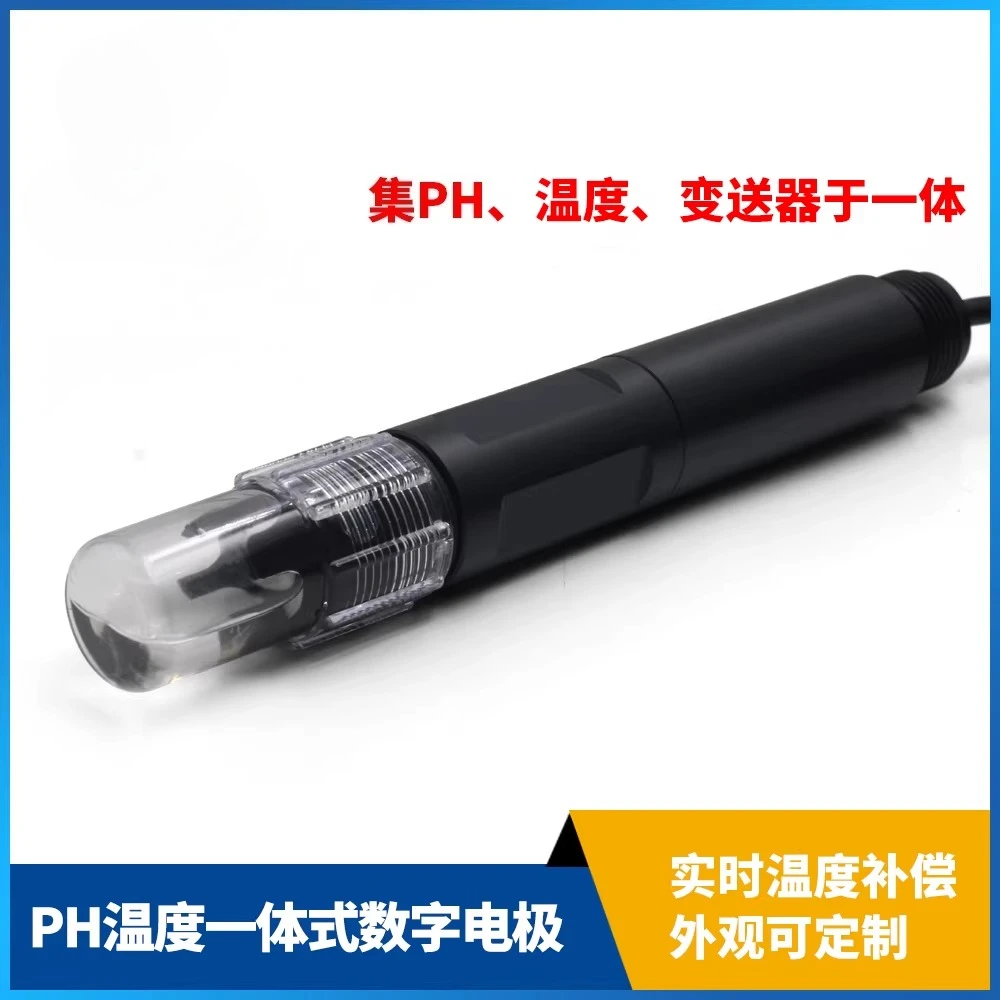 PH Temperature Transmitter Integrated Digital Electrode Sensor Temperature Detection Water Quality Acid-base Detection