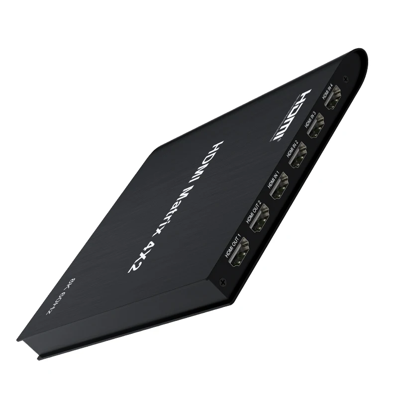 2022 nuovo 8K 60Hz HDMI Matrix 4x2 supporto HDCP2.3 con EDID 8K HDMI Switch Splitter 4x2