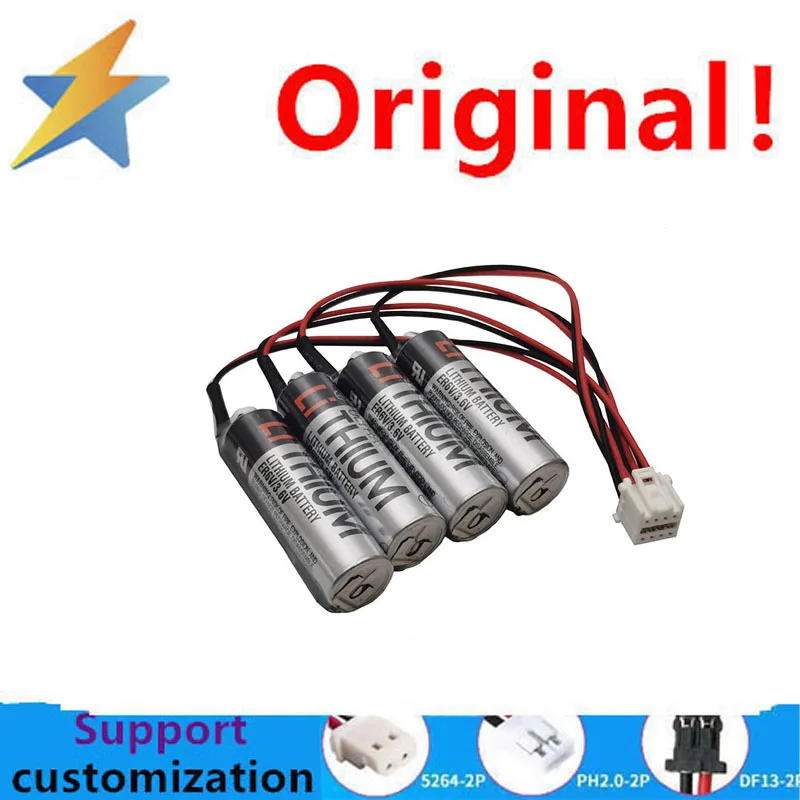 

buy more will cheap Original imported ER6V high quality HW0470360-A robot lithium battery with plug 3.6V 8000MAH