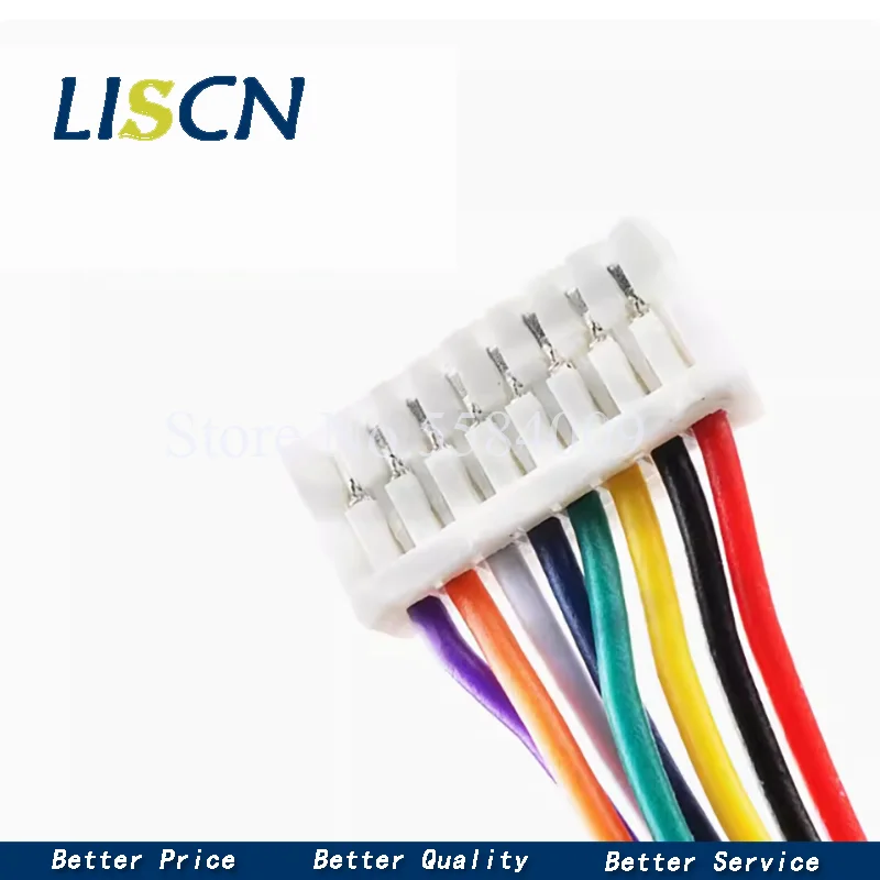 10Pcs Micro JST GH 1.25 2P 3P 4P 5P 6P PIN Male Female Connector With Wire 15cm Cable 150mm GH1.25 Single Double Connector 28AWG