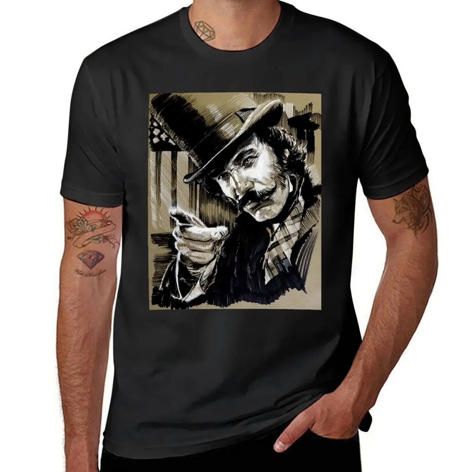 Bill, from Gangs of New York T-Shirt vintage t shirts for a boy mens designer clothes