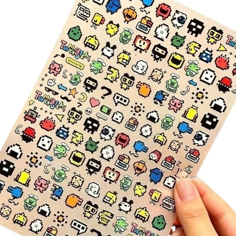 Neue Bandai Tamagotchi Mametchi Nagelkunst-Aufkleber DIY Handyhülle Wasserfeste Klebeetiketten Cartoon Niedliche Exquisite Dekorative Aufkleber – Detail 4