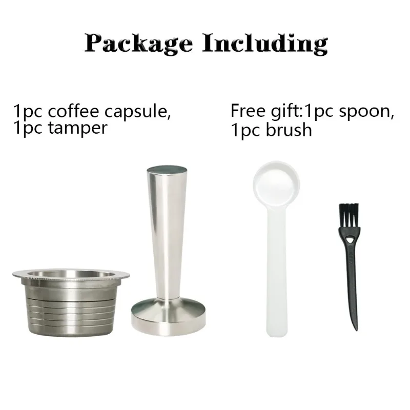 Suitable for Lava la blue coffee residue filter, reusable capsule shell stainless steel filter