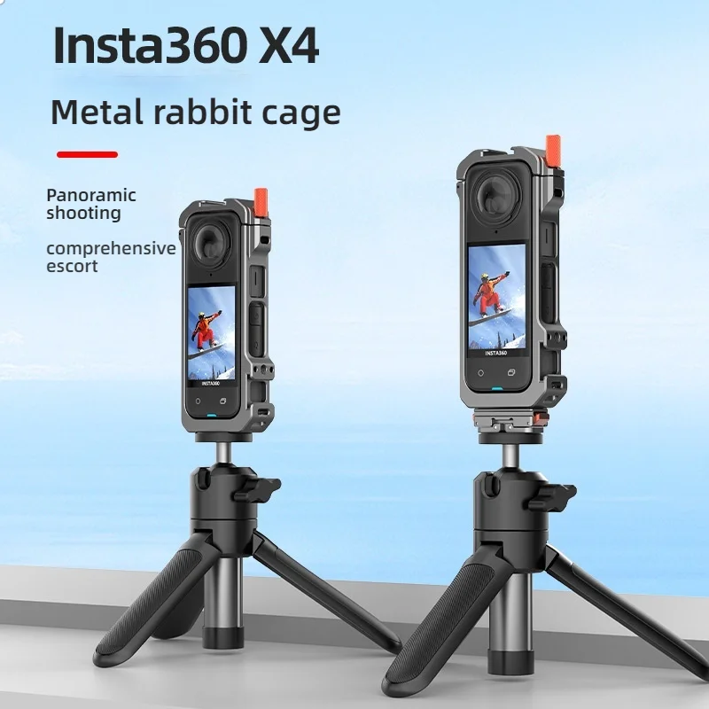 

Высококачественная металлическая магнитная клетка Hepail Shadow Stone для Insta360 X4, аксессуары для спортивной камеры Shadow Stone X4