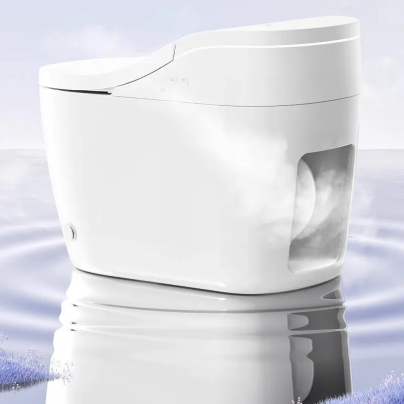 Bowl Cleaner Heat Smart Toiletbrilhoes Rond Schuim Combo Smart Toilet Design Esthetisch Sanita Inteligente Huismeubilair