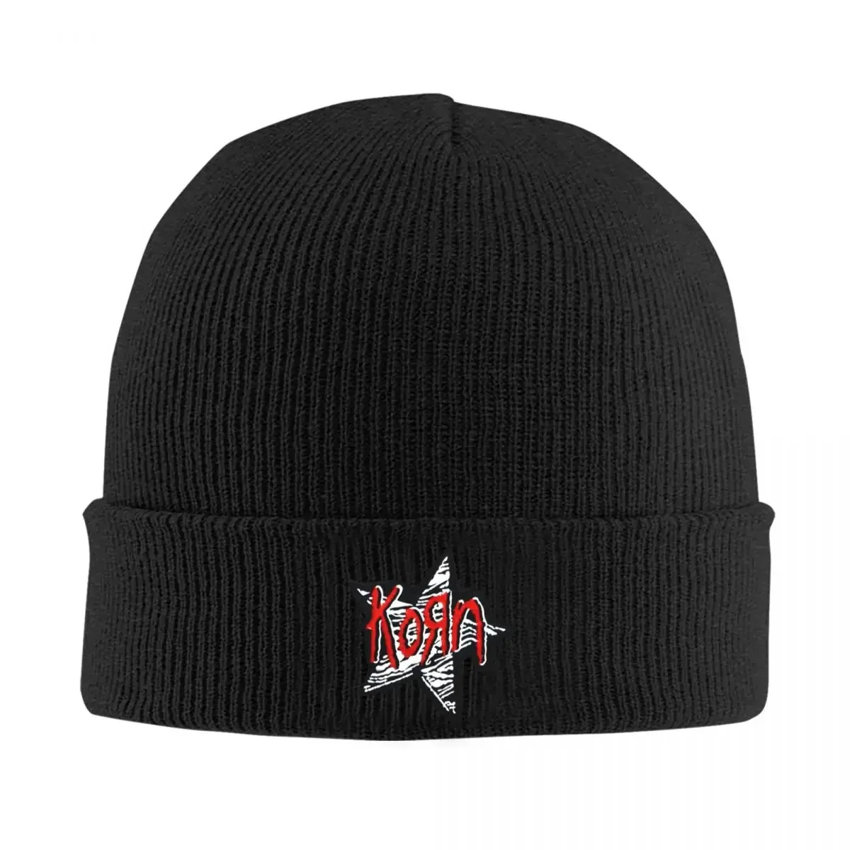 Korn Music Band Knit Hat Beanies Autumn Winter Hat Warm Street Nu Metal Neidermeyers Caps for Men Women