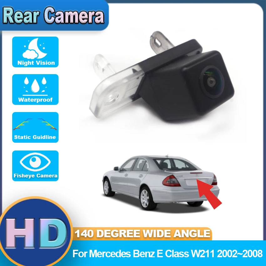 

HD CCD High quality RCA Rear View Camera For Mercedes Benz E Class W211 2002~2005 2006 2007 2008 Reverse BackUp Parking Camera