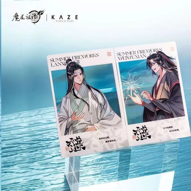 

Anime Grandmaster of Demonic Cultivation LanWangJi WeiWuXian Cosplay Acrylic Take Photo Butamine Ornament Birthday Xmas Gift