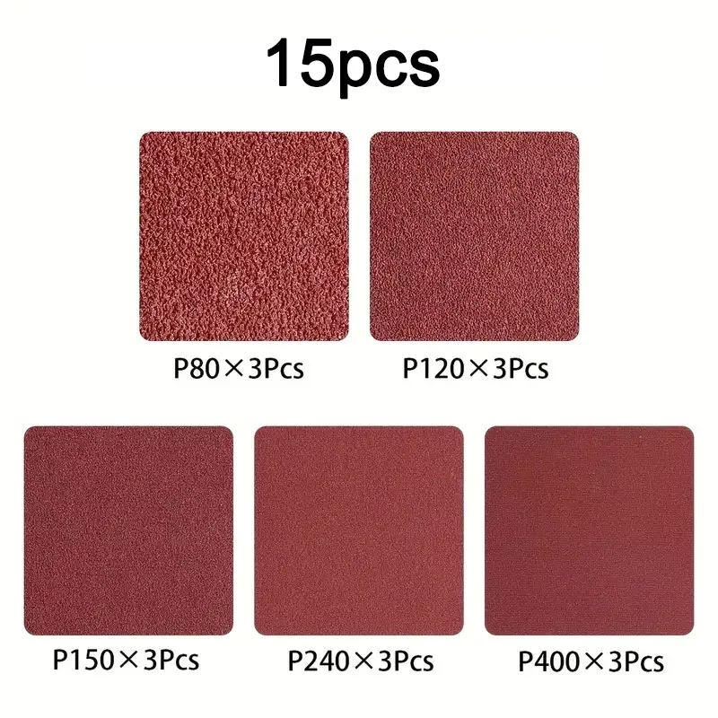 15pcs 3x21(75x533) Inch Sanding Belt Sanding Paper Suitable For Sanding Machine Grinding Woodworking Metal Polishing