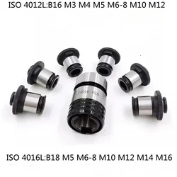 7pcs ISO J4012L B16 M3-M12 J4016 B18 M5-M16 Quick Change Tap Chuck Connection Taper for Mechanical Lathe Drilling Machine CNC