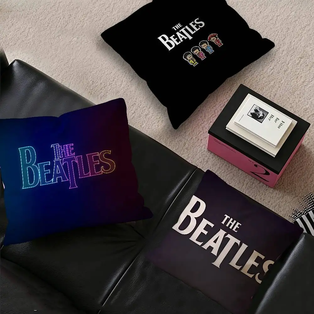 T-The-B-Beatles Rock Band Maple Design Cushion Cover Happy Autumn Harvest decor Holiday Decorati Pillow Cover