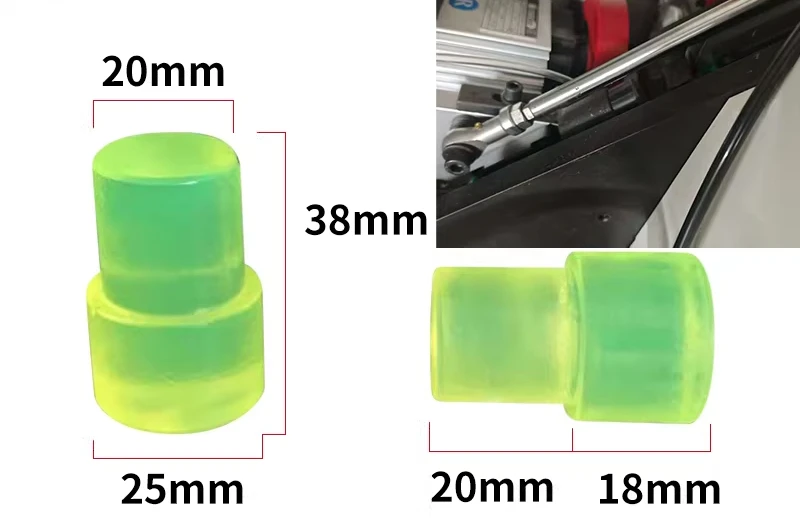Woodworking Edge Banding Machine Parts Excellent Yellowish Rubber Cushion for End Trimming Unit