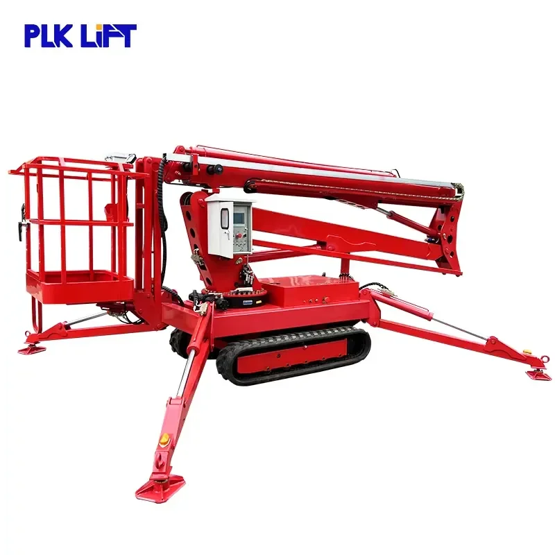 2026 CE Hydraulic Crawler Man Lifter 12m 14m 16m 20m 24m Articulating Trailer Elevating Platform