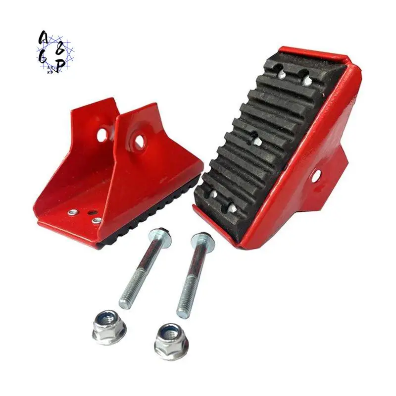 A68P-2Pcs Extension Ladder Replacement Shoe Pads Set Anti-Slip Rubber Foot Pads For DE1518-2CN DE1526-2CN