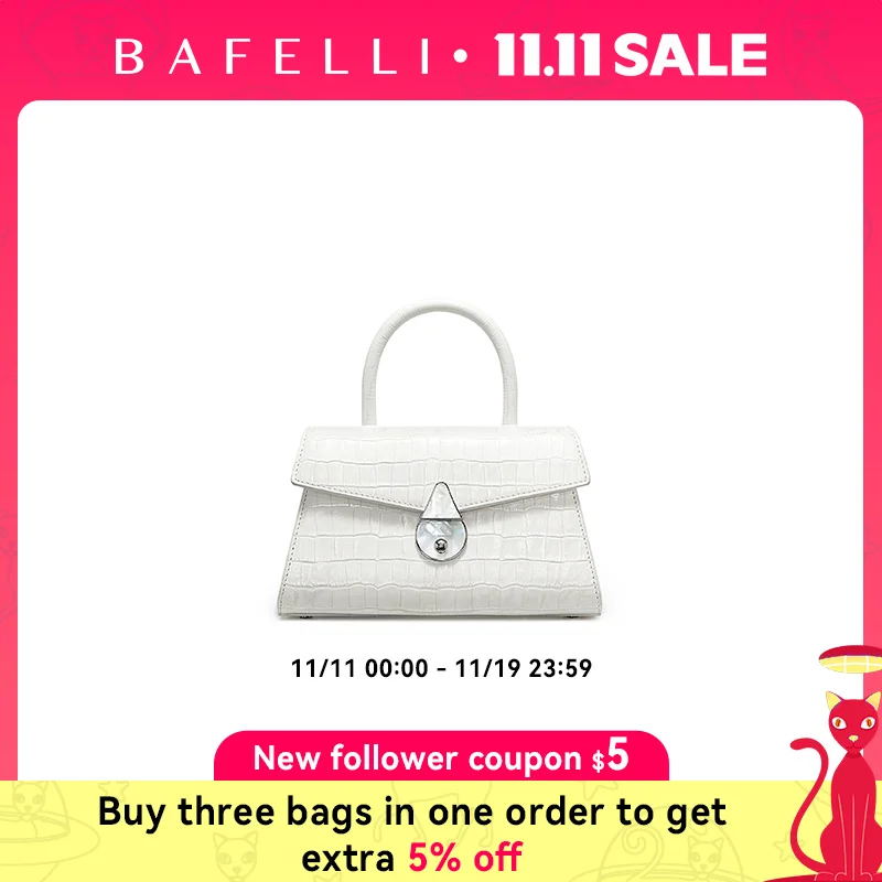 

BAFELLI 2025 NEW WOMEN'S HANDBAG SUMMER FASHION TRENDING CASUAL LUXURY BRAND LEATHER ORIGINAL DESIGNER FEMALE OFFICE PURSE