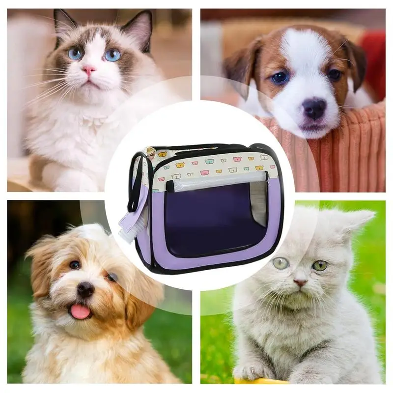 Pet Dryer Box Oxford Cloth Multifunctional Cat House Dryer For Cats Small Dogs Portable Cat Cage With Hair Dryer Retaining Strap