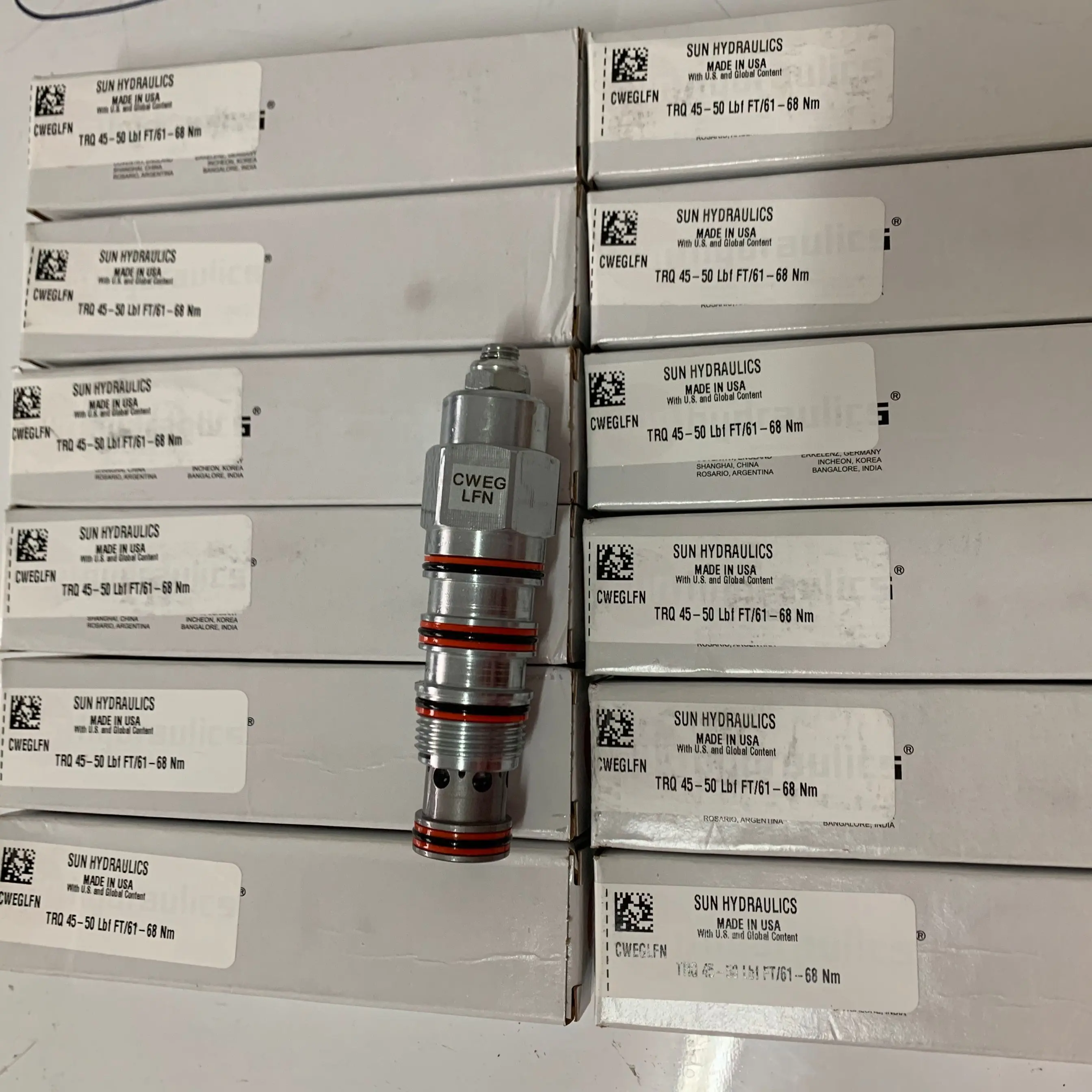 CWEGLFN CWEG-LFN CWEG LFN SUN الهيدروليكية المصنوعة في الولايات المتحدة الأمريكية 5:1 نسبة تجريبية، صمام موازنة بفتحات تهوية HYDRAFORCE يأكل على vic kers IH #6