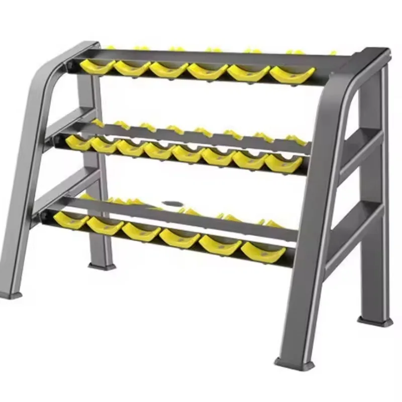 3-Tier Space-Saving Dumbbell Storage Rack Professional Grade Build For Commercial Gym Fitness Training Equipment New Arrival