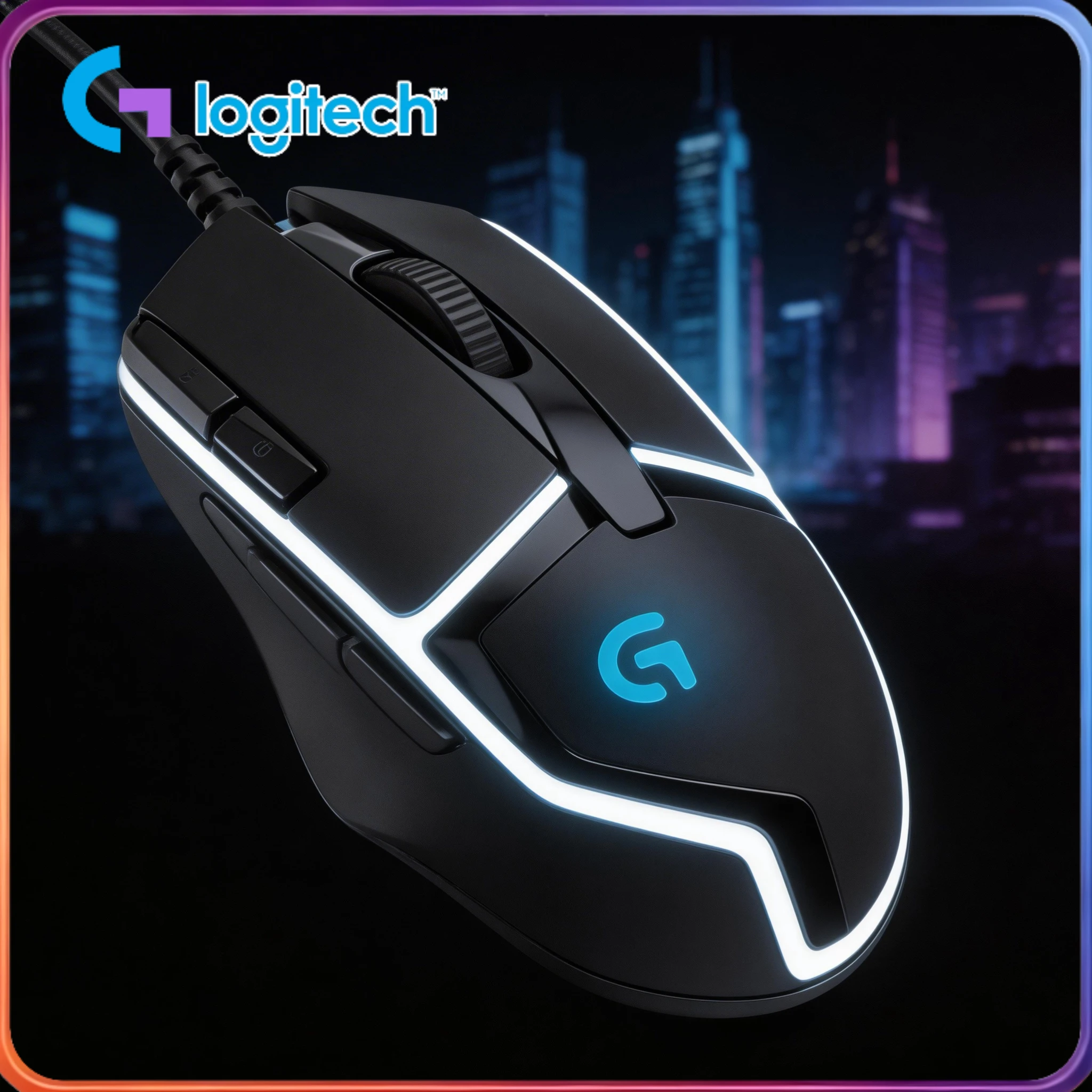 

Комбинированная скидка: Игровая мышь Logitech G402/M100R/G102 с надежным и стабильным проводным подключением