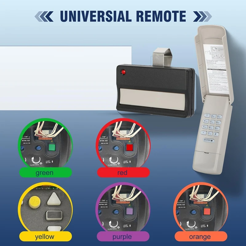 Top-371LM For Chamberlain Liftmaster Craftsman Garage Door Opener Remote Keypad 891LM 893LM 373LM 973LM 971LM 893MAX 890MAX