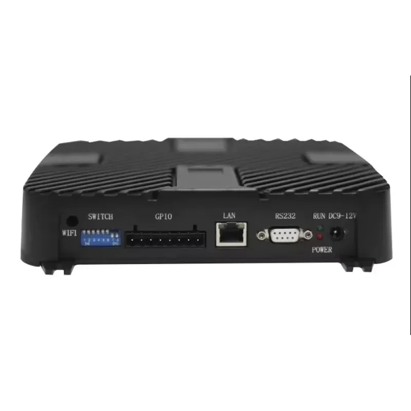 Dual CPU Control 4 Port Industrial RFID Fixed Reader 860-960MHz EPC Global UHF Class 1 Gen 2/ISO 18000-6C/ISO18000 RS232
