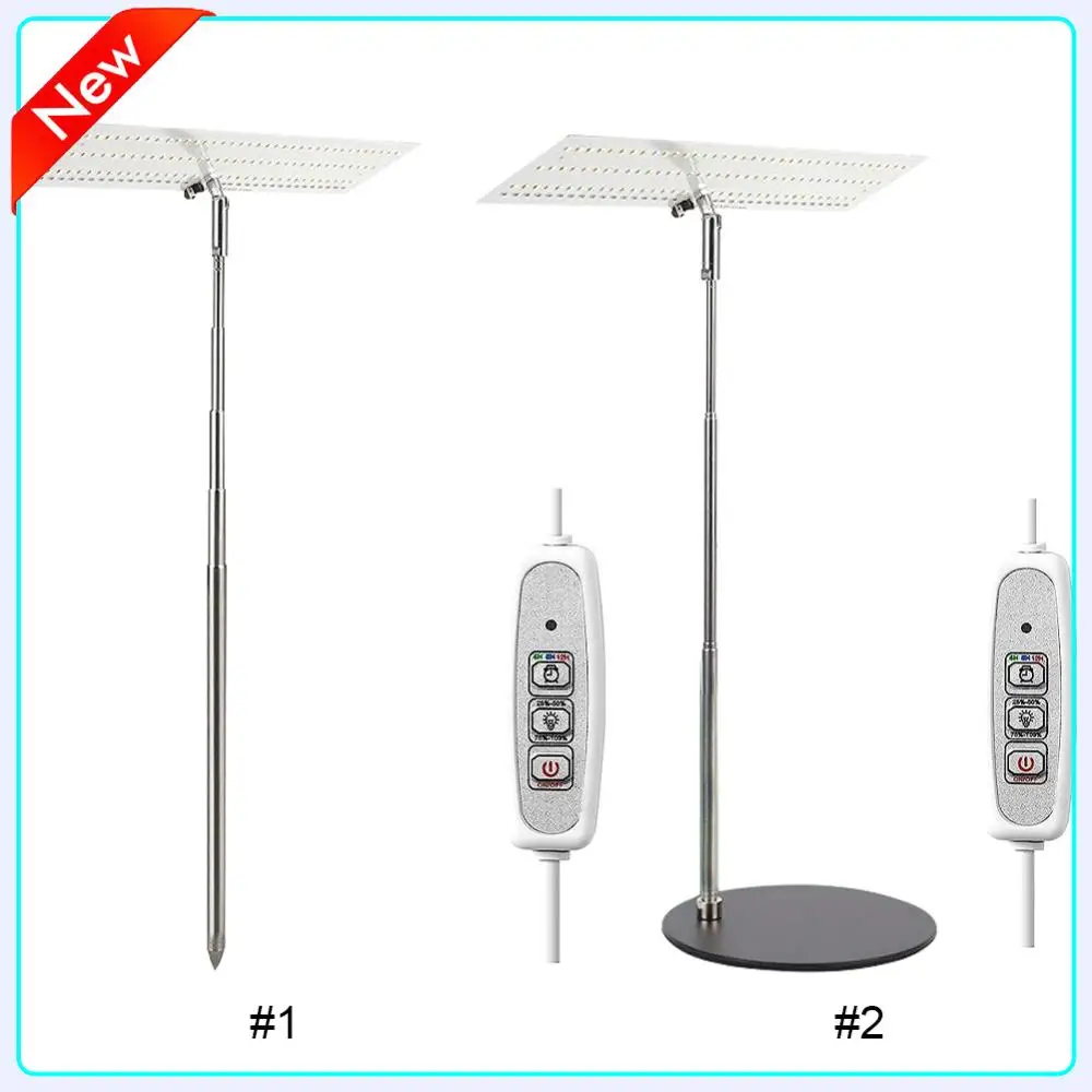 

Светодиодный стоячий светильник для выращивания растений, регулируемый по высоте светильник для выращивания гидропоники, IP54, водонепроницаемая настольная лампа для выращивания растений, цветов, теплицы