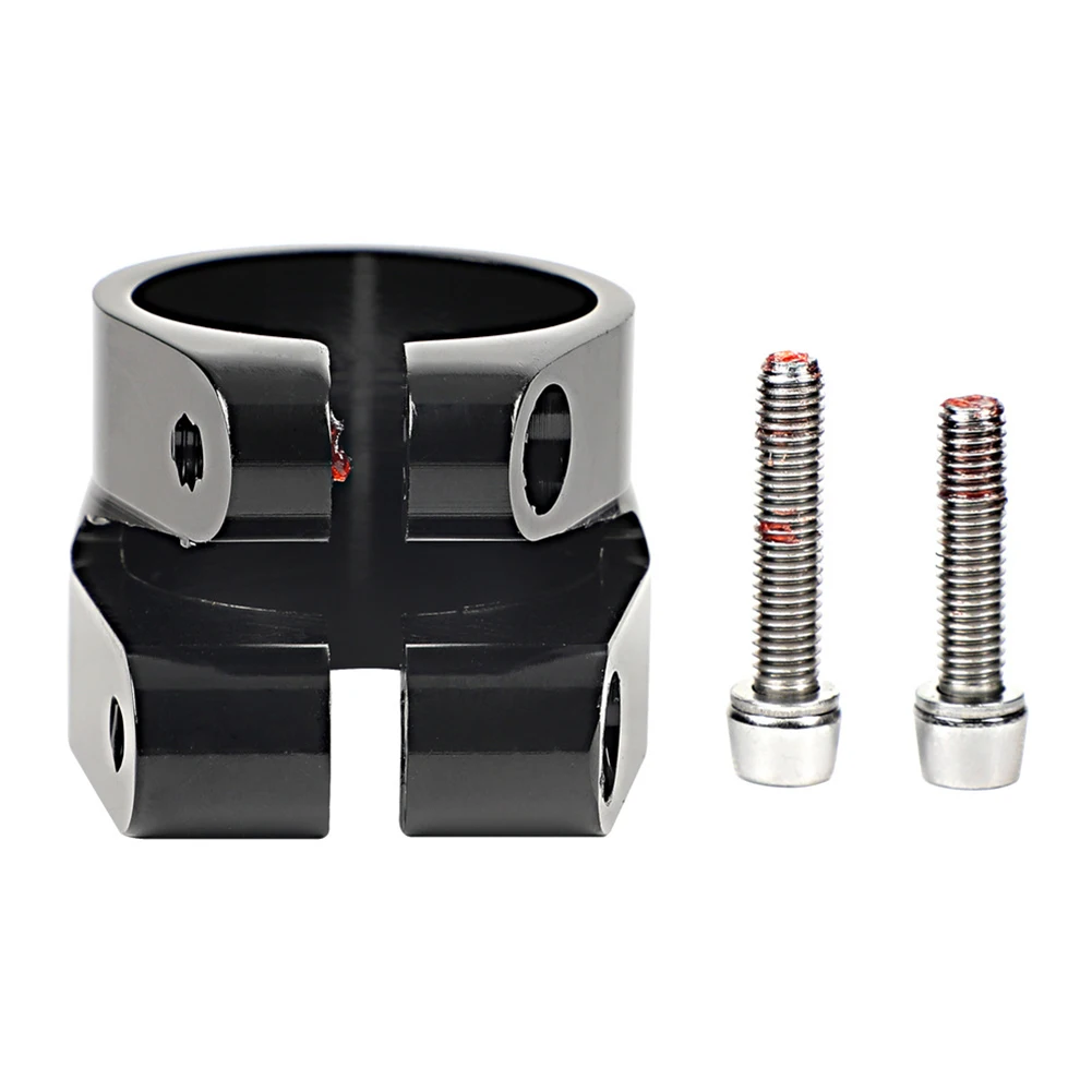 31.6mm 34.9mm Double Bolt Aluminum Alloy Seatpost Clamp For Carbon Fiber Frame And Seat Post Secure Fixation Bicycle Components
