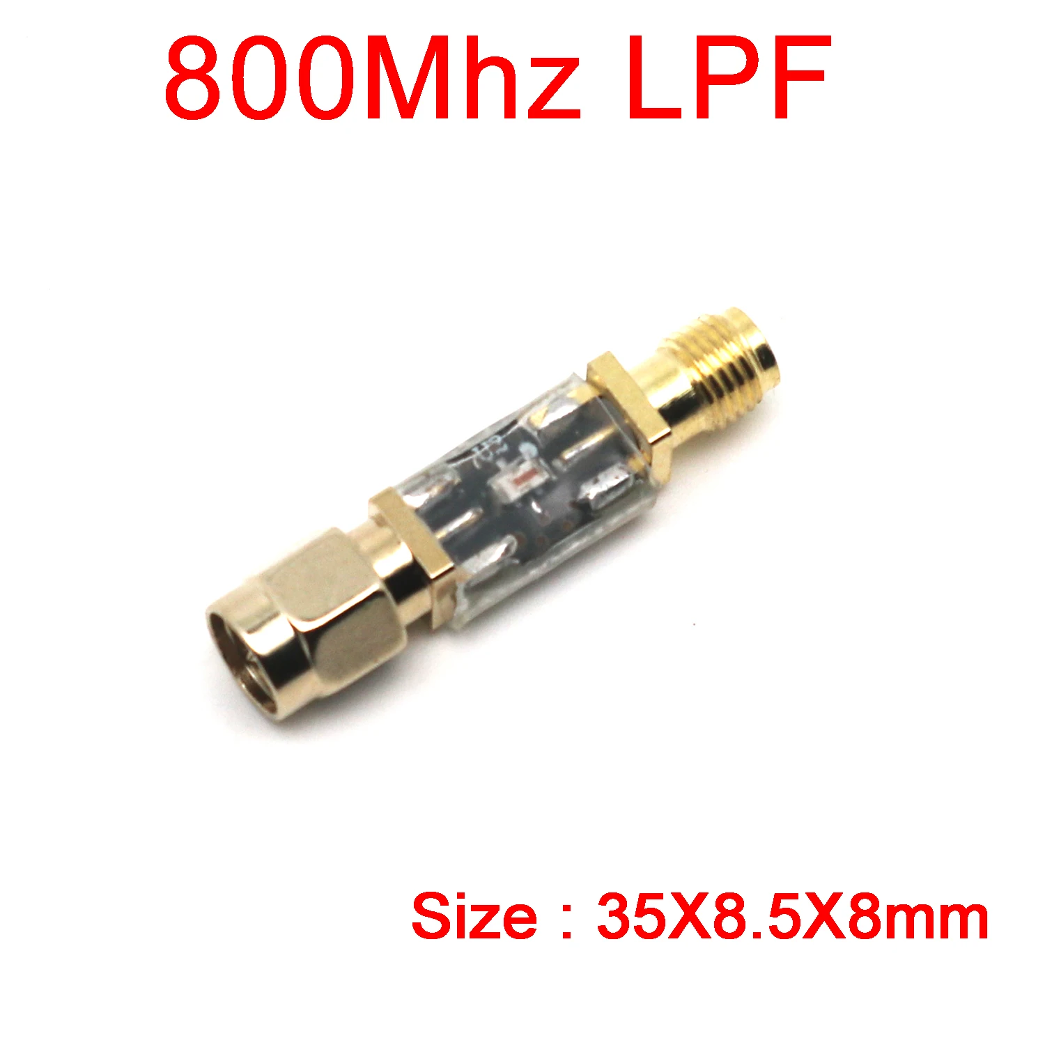 RF-Tiefpassfilter LPF 30Mhz/100Mhz/200Mhz/500Mhz/800Mhz/1000Mhz/1200Mhz/1400Mhz/2000Mhz/2400Mhz Signal Radiofrequenz LC