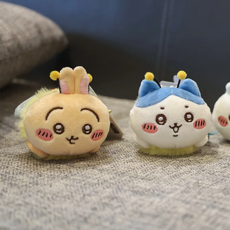 Piccola ape, orsetto autospelante, ciondolo in peluche Jiykawa, borsa da scuola portachiavi con bambola a otto bambole