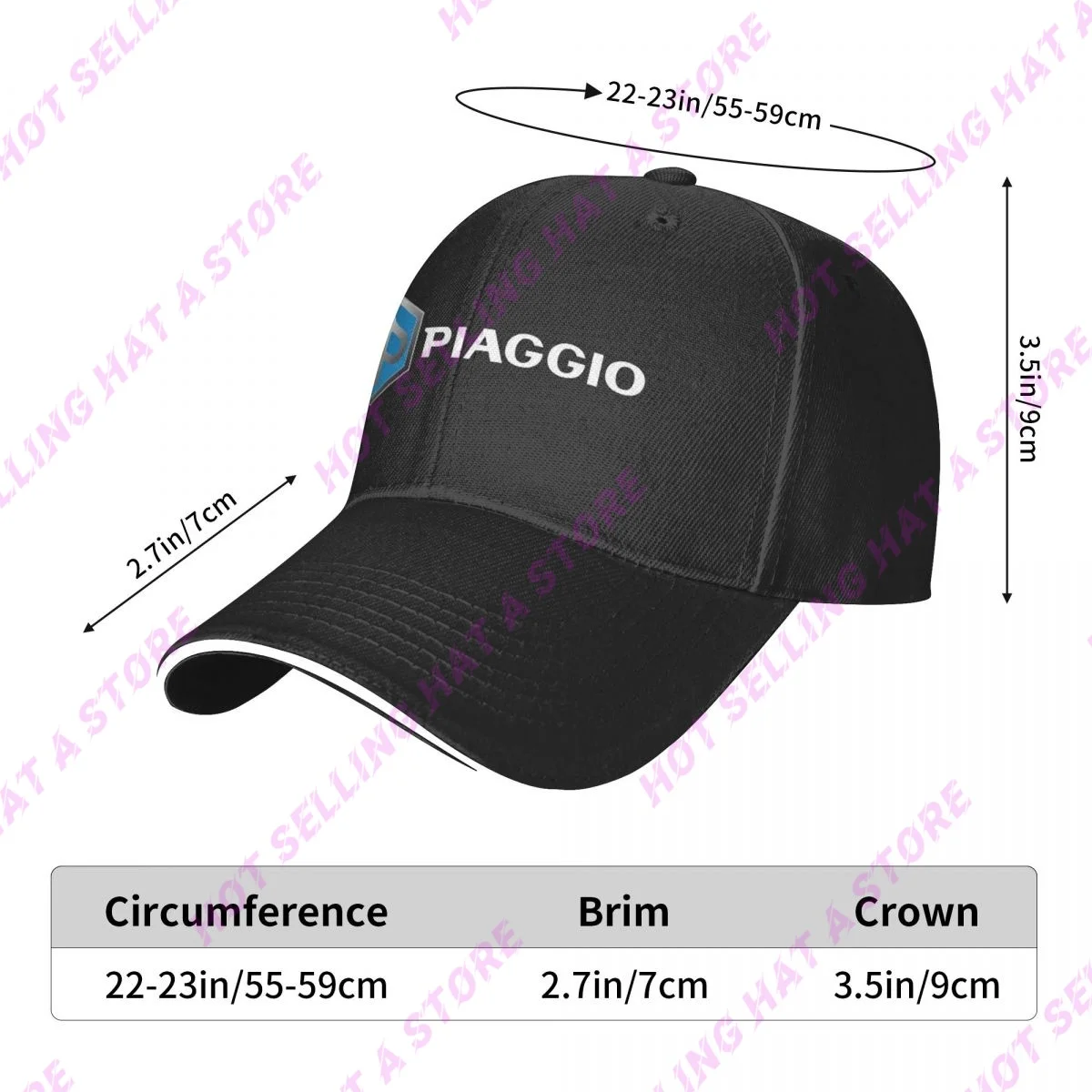 Summer Men Cap Piaggios Multiple Colour Baseball Cap Adjustable Unisex Hats Adult Children Hat Shade Sport Baseball Hats Hip Hat