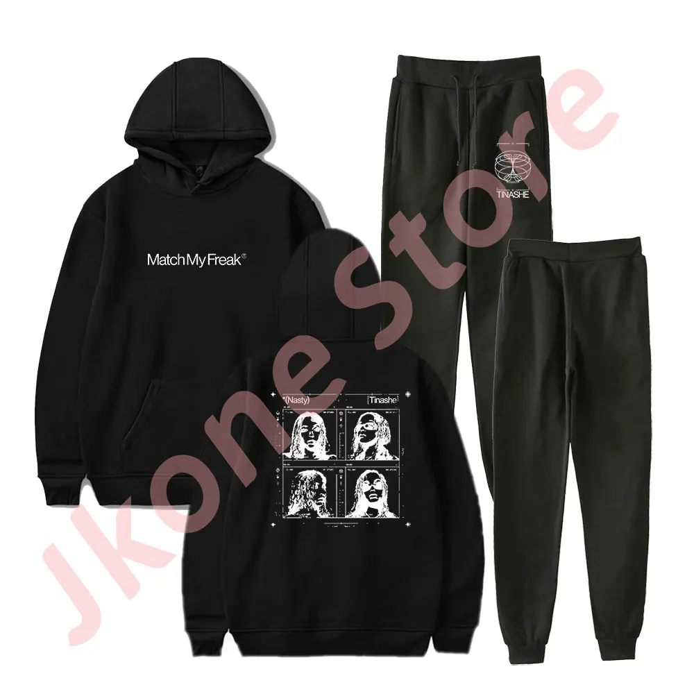 Tinashe Match My Freak Logo Merch Hoodies Jogger Pants Winter Women Men Fashion Casual HipHop Streetwear