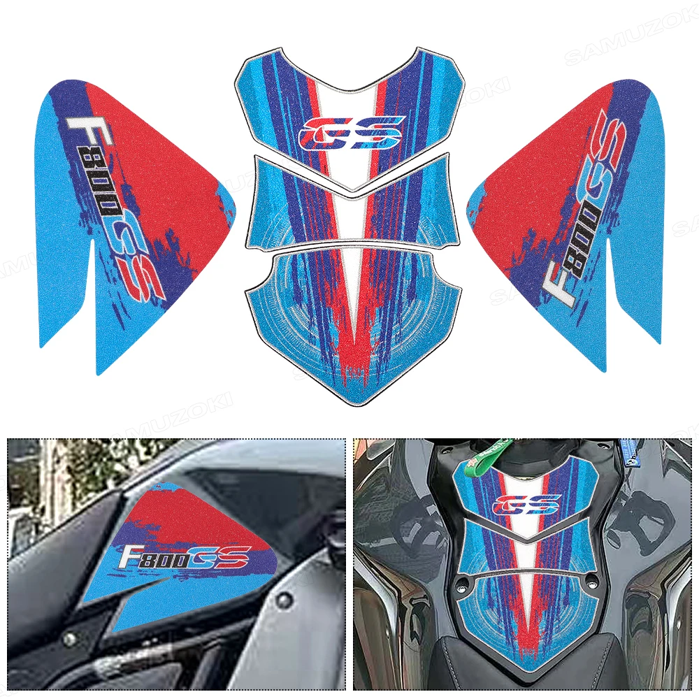 

Motorcycle Anti Slip Protector Stickers For BMW F800 GS F 800 GS F800GS ADV 2013-2017 Motorcycle Fuel Tank Pad Protector Sticker