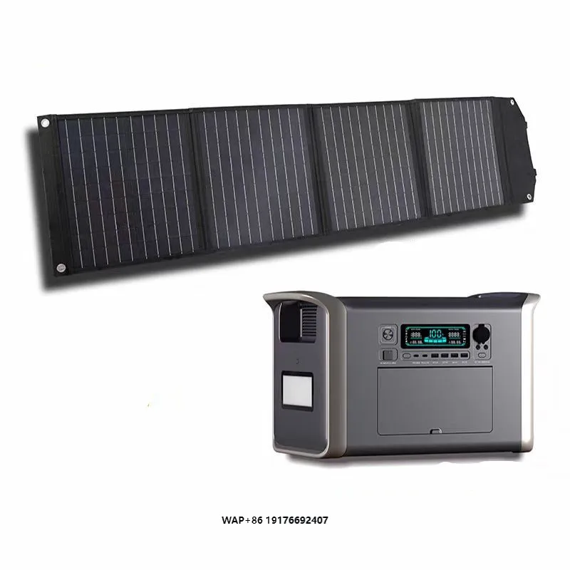 Portable Solar Generator 1800w 2600W Power Supply Lithium Camping 110-240V Portable Charger Power Station With AC DC USB