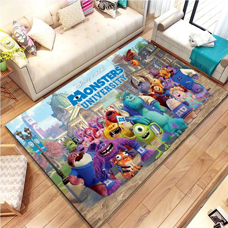 

Disney Monster University 3D Large Area Rugs Carpet for Home Living Room Bedroom Sofa Doormat Decoration Non-slip Kids Mats Gift