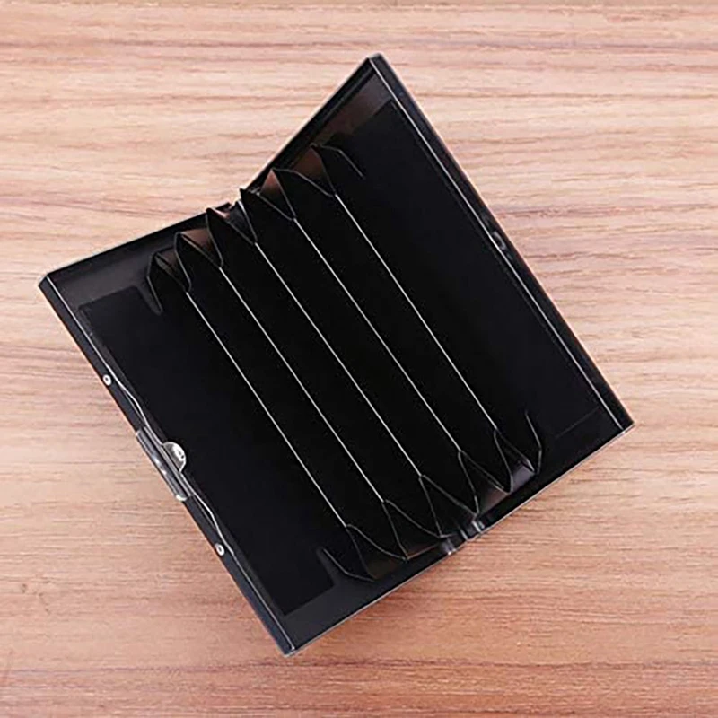 Stainless Steel Credit Card And Business Card Storage Box, Portable Credit Card Storage Box, Metal Shell Protection