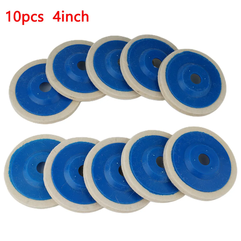 Wool Polishing Wheel 100/125mm 4/5Inch Felt Buffing Grinding Disc Glass Metal Polishing Pads For Angle Grinder