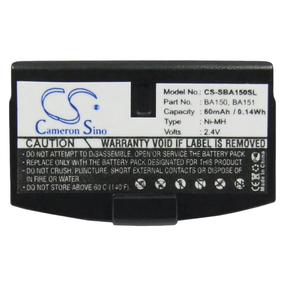 

Ni-MH Wireless Headset Battery for Sennheiser, 2.4V, 60mAh, Compatible Models: A200, Audioport A200 Set, HDI 302, HDI 380