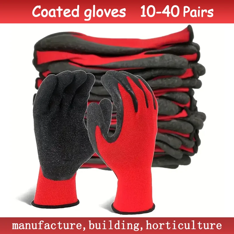 Multi purpose latex coated gloves-multi-purpose anti slip gloves for maintenance/manufacturing, oil resistant and cut resistant
