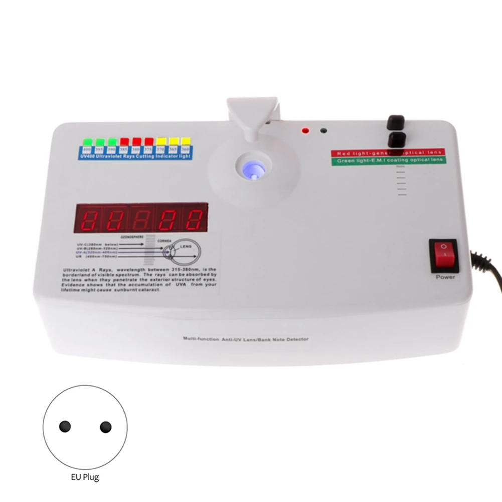 

GTBL Optical Lens Anti-Radiation Ultraviolet Ray UV Tester Ultraviolet Ray Tester Detector Measurer EU Plug